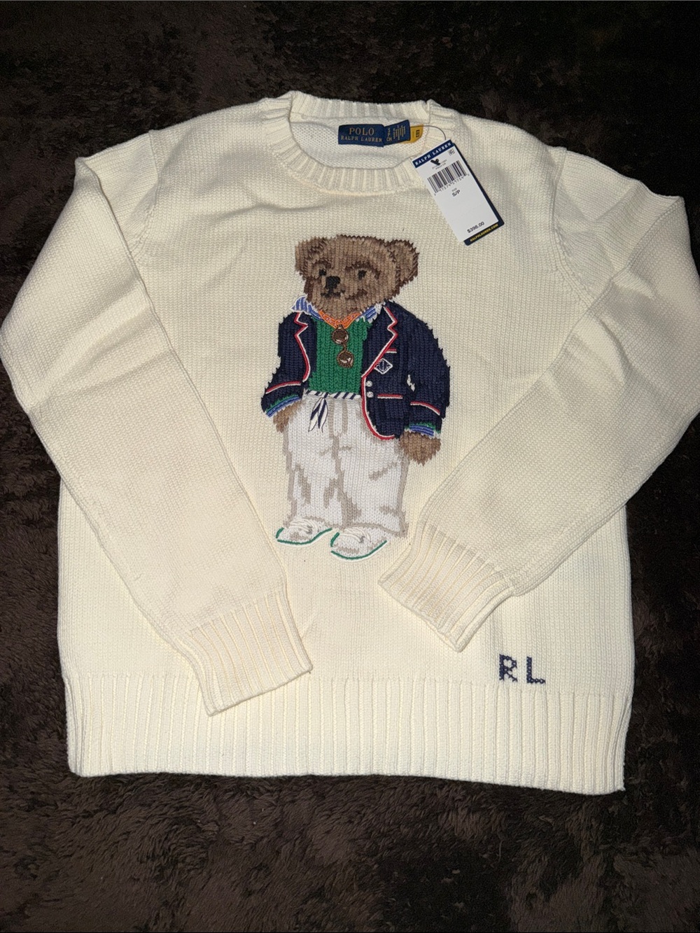 Polo Ralph Lauren Bear Sweater NWT - Picture 4 of 5